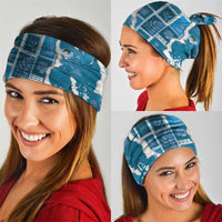Hawaii Japanese Culture Blue Neck Gaiter Spring Cranes Aloha Pattern