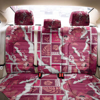 Hawaii Japanese Culture Pink Back Car Seat Cover Spring Cranes Aloha Pattern