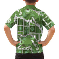 Hawaii Japanese Culture Sage Green Family Matching Summer Maxi Dress and Hawaiian Shirt Spring Cranes Aloha Pattern