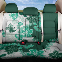 Green Hibiscus Plumeria Floral Back Car Seat Cover - Polynesian Pride