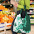 Green Hibiscus Plumeria Floral Grocery Bag - Polynesian Pride