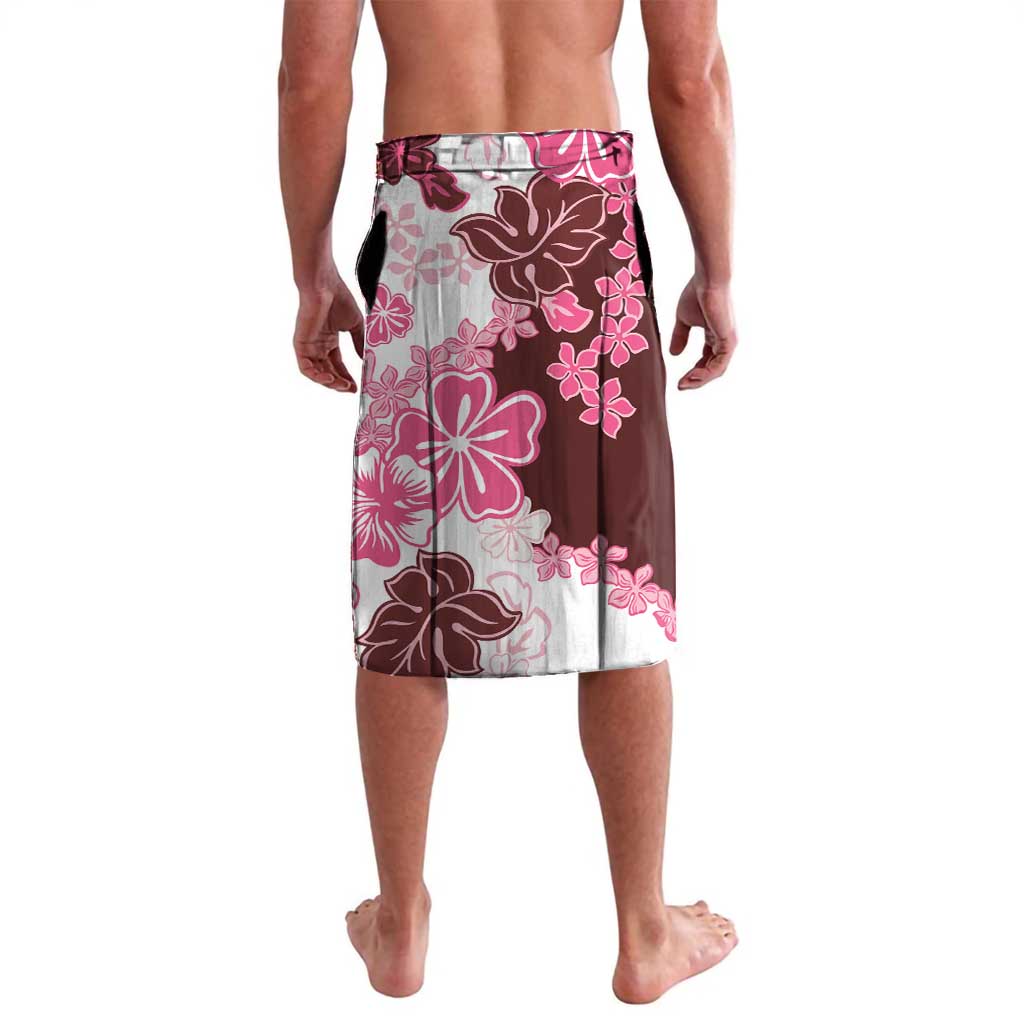 Pink Hibiscus Plumeria Floral Lavalava - Polynesian Pride