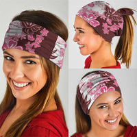 Pink Hibiscus Plumeria Floral Neck Gaiter LT01