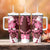 Pink Hibiscus Plumeria Floral Tumbler With Handle - Polynesian Pride