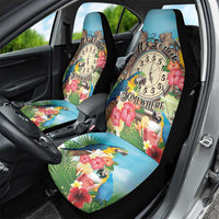 It's 5 o'clock Somewhere Car Seat Cover Hawaiian Tropical Parrots - Polynesian Pride