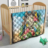 It's 5 o'clock Somewhere Quilt Hawaiian Tropical Parrots - Polynesian Pride