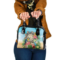 It's 5 o'clock Somewhere Shoulder Handbag Hawaiian Tropical Parrots - Polynesian Pride