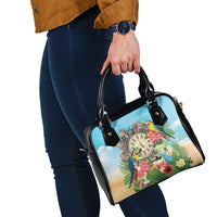 It's 5 o'clock Somewhere Shoulder Handbag Hawaiian Tropical Parrots - Polynesian Pride