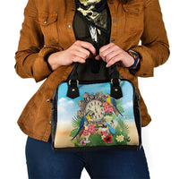 It's 5 o'clock Somewhere Shoulder Handbag Hawaiian Tropical Parrots - Polynesian Pride