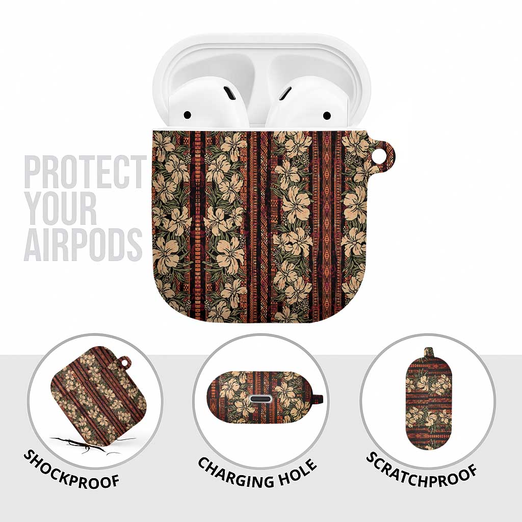 Hawaii Hibiscus AirPods Case Retro Style - Polynesian Pride