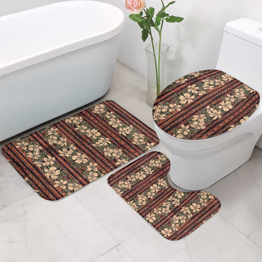 Hawaii Hibiscus Bathroom Set Retro Style - Polynesian Pride