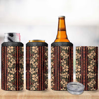 Hawaii Hibiscus 4 in 1 Can Cooler Tumbler Retro Style - Polynesian Pride