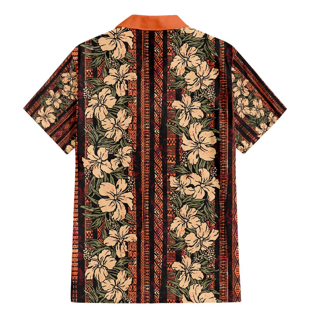 Hawaii Hibiscus Family Matching Mermaid Dress and Hawaiian Shirt Retro Style - Polynesian Pride