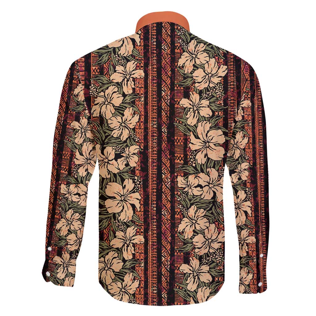 Hawaii Hibiscus Family Matching Puletasi and Hawaiian Shirt Retro Style - Polynesian Pride