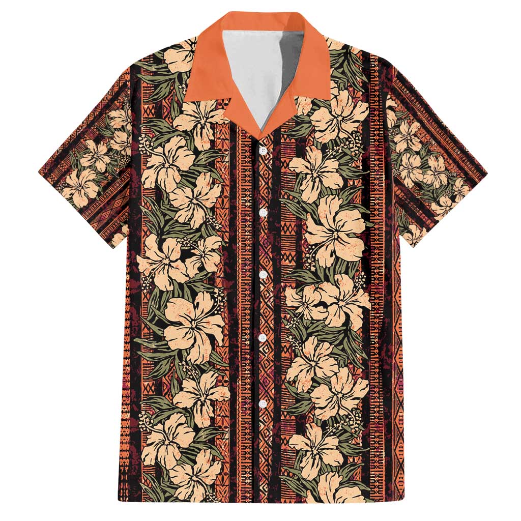 Hawaii Hibiscus Family Matching Summer Maxi Dress and Hawaiian Shirt Retro Style - Polynesian Pride