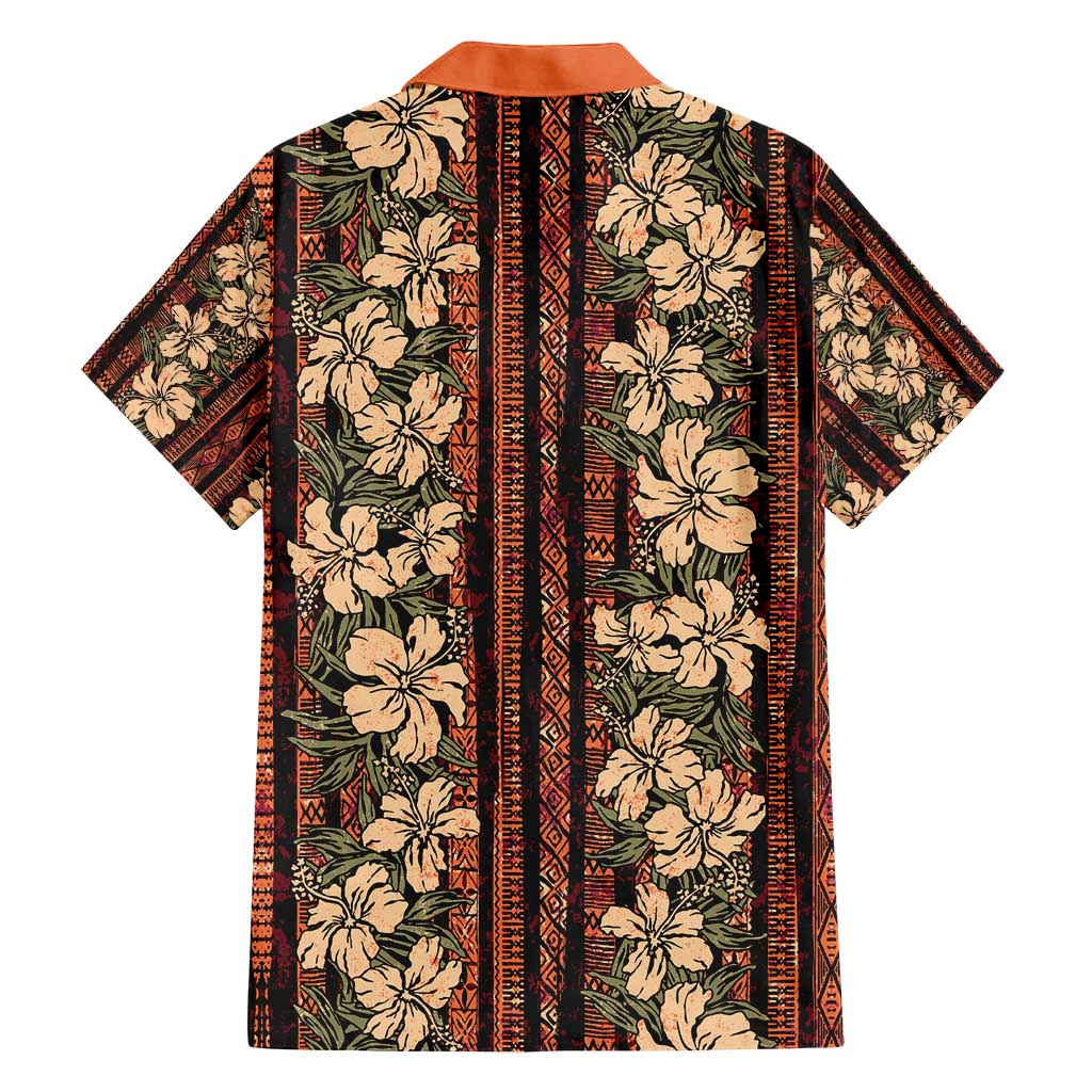 Hawaii Hibiscus Family Matching Summer Maxi Dress and Hawaiian Shirt Retro Style - Polynesian Pride