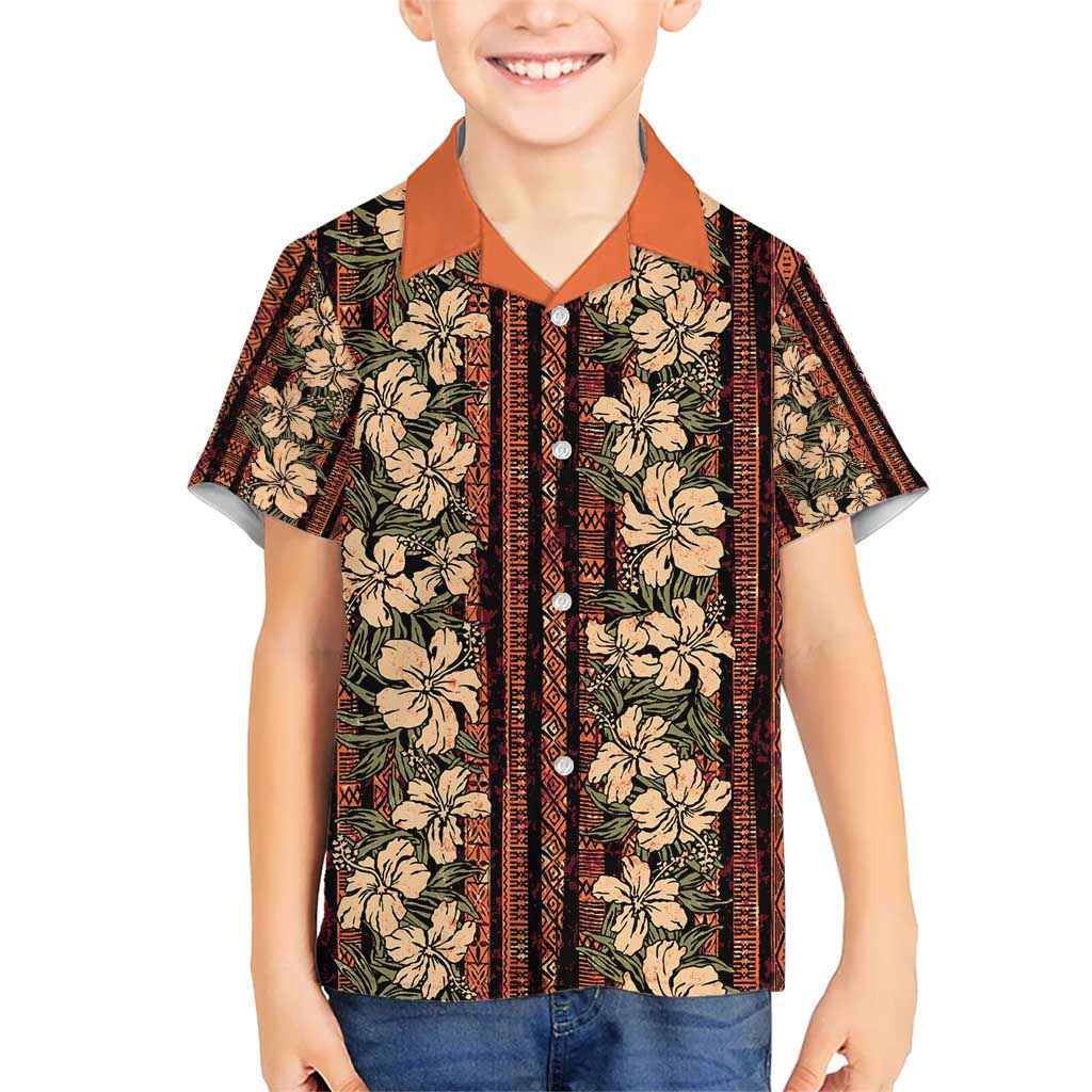 Hawaii Hibiscus Hawaiian Shirt Retro Style - Polynesian Pride