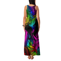 LGBT History Month Family Matching Tank Maxi Dress and Hawaiian Shirt Polynesian Hammerhead Shark LT01 - Polynesian Pride