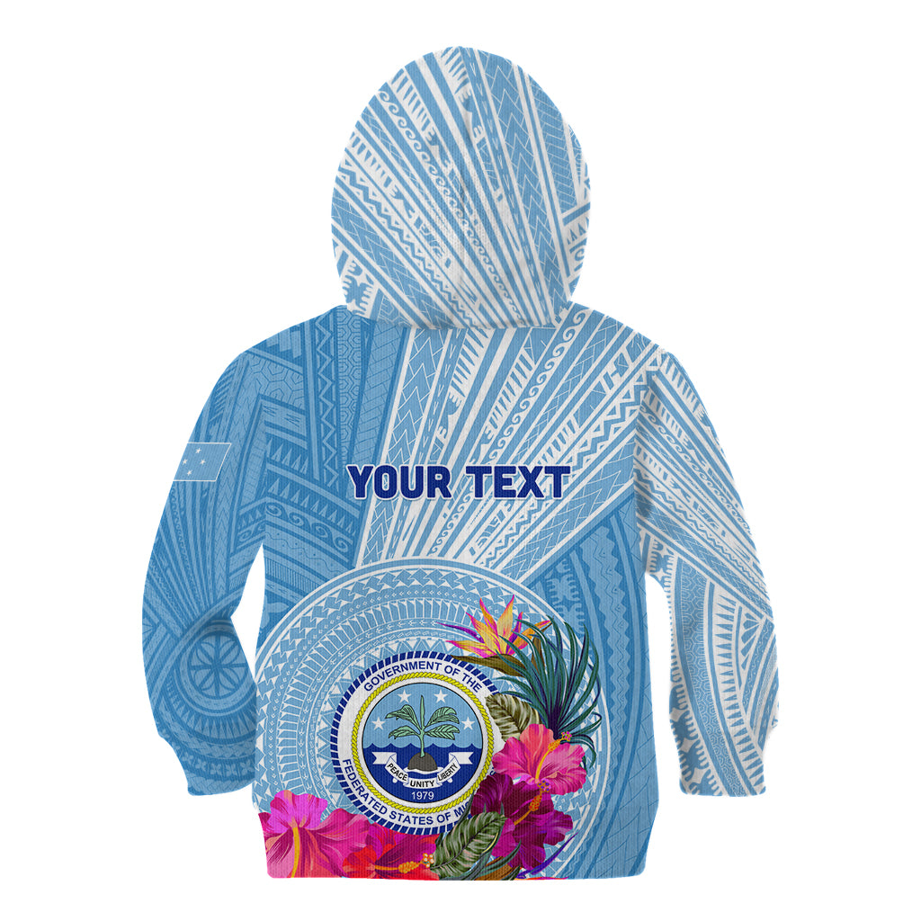 Micronesia Culture Day Kid Hoodie Tribal Pattern Tropical Style LT01 - Polynesian Pride