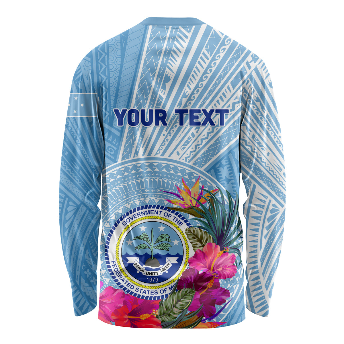 Micronesia Culture Day Long Sleeve Shirt Tribal Pattern Tropical Style LT01 - Polynesian Pride