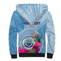 Micronesia Culture Day Sherpa Hoodie Tribal Pattern Tropical Style LT01 - Polynesian Pride