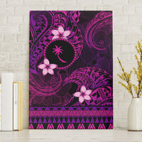 FSM Chuuk State Canvas Wall Art Tribal Pattern Pink Version LT01 Pink - Polynesian Pride