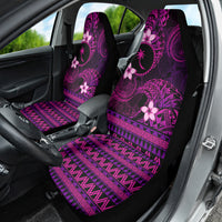 FSM Chuuk State Car Seat Cover Tribal Pattern Pink Version LT01 - Polynesian Pride