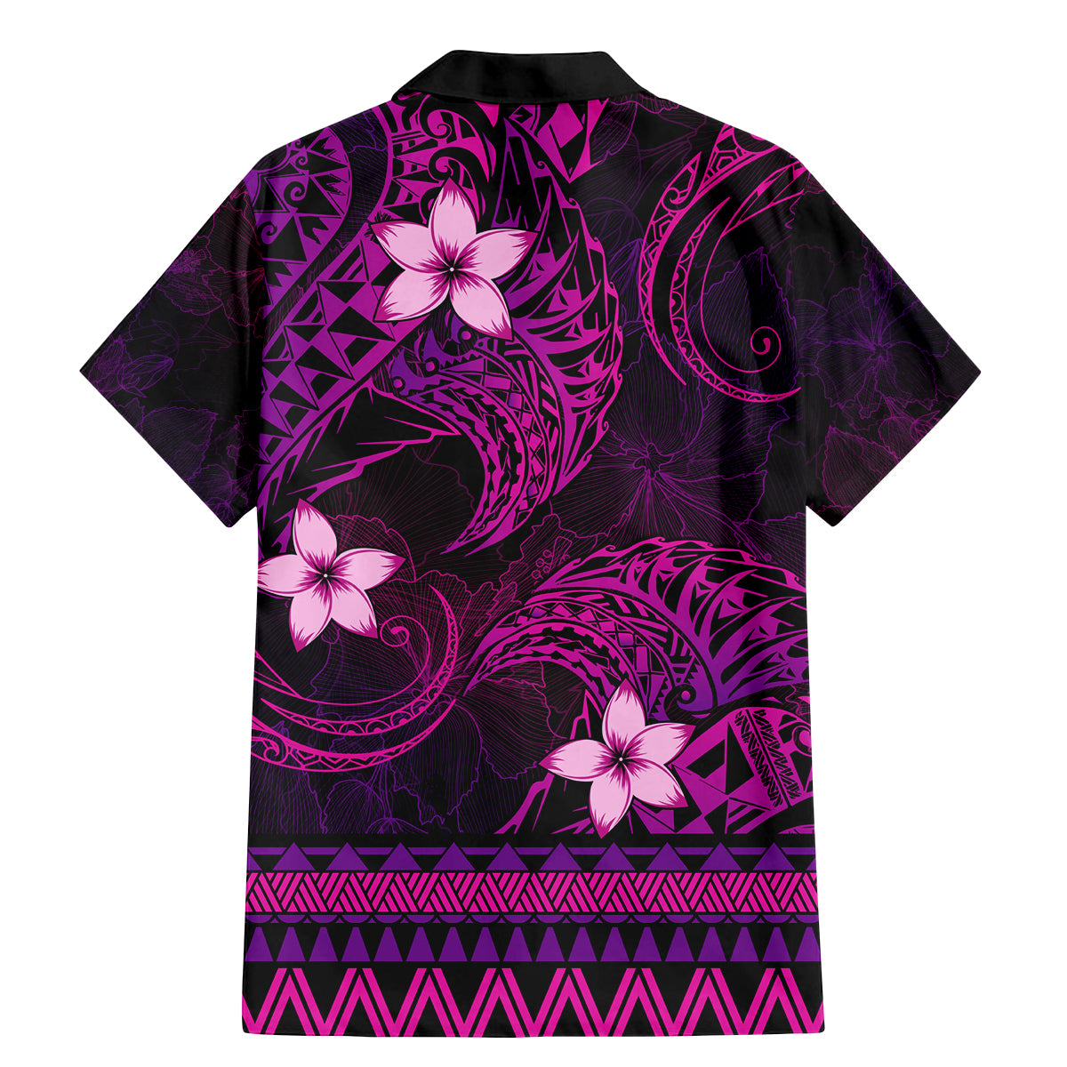 FSM Pohnpei State Family Matching Mermaid Dress and Hawaiian Shirt Tribal Pattern Pink Version LT01 - Polynesian Pride