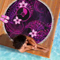 FSM Yap State Beach Blanket Tribal Pattern Pink Version LT01 - Polynesian Pride
