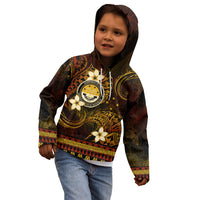 FSM Culture Day Kid Hoodie Tribal Pattern Gold Version LT01 - Polynesian Pride