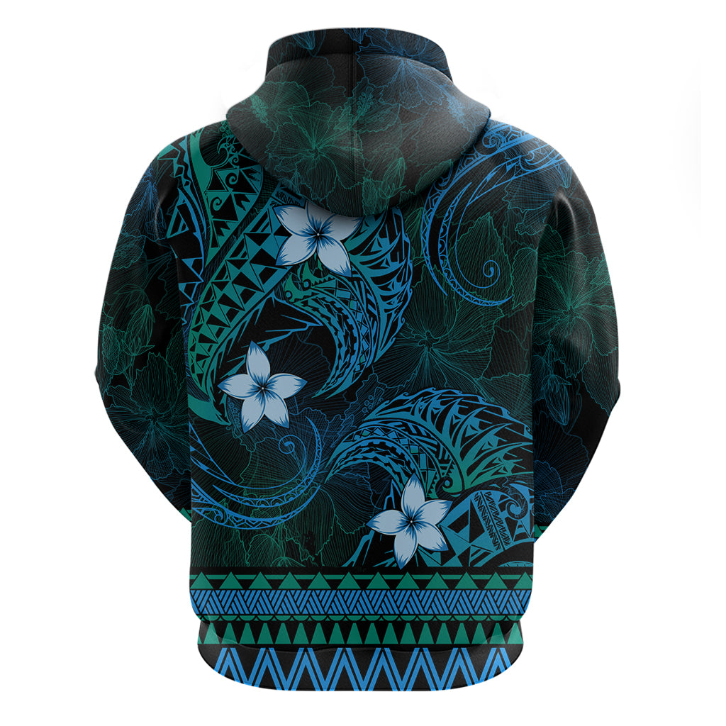 FSM Culture Day Hoodie Tribal Pattern Ocean Version LT01 - Polynesian Pride