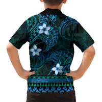 FSM Culture Day Kid Hawaiian Shirt Tribal Pattern Ocean Version LT01 - Polynesian Pride