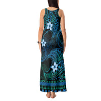 FSM Culture Day Tank Maxi Dress Tribal Pattern Ocean Version LT01 - Polynesian Pride
