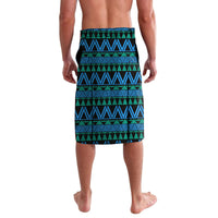 FSM Chuuk State Lavalava Tribal Pattern Ocean Version LT01 - Polynesian Pride