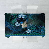 FSM Pohnpei State Tablecloth Tribal Pattern Ocean Version