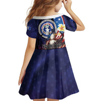 Personalized Northern Mariana Islands 4th of July Family Matching Off Shoulder Maxi Dress and Hawaiian Shirt Plumeria USA Eagle