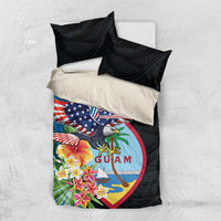 Guam Fourth of July Bedding Set Tropical Flowers