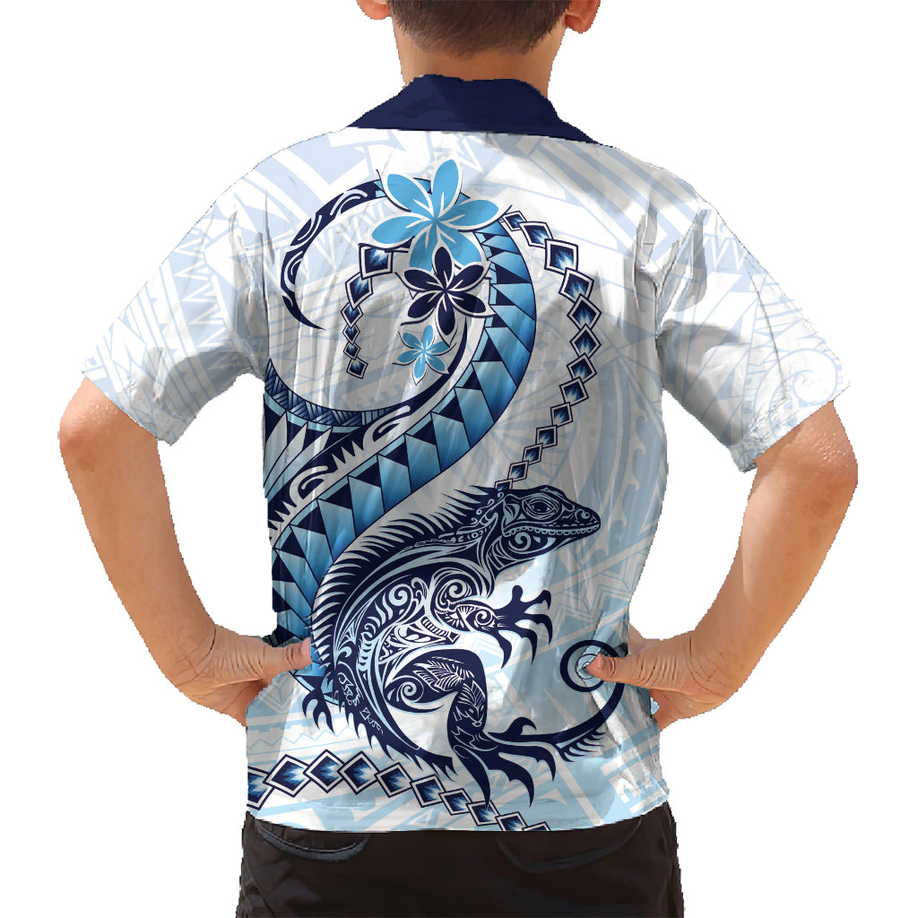 Blue Maori Tuatara Family Matching Long Sleeve Bodycon Dress and Hawaiian Shirt Luxury Pastel Pattern