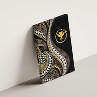 Hawaii Pineapple Brown Tribal Pattern Canvas Wall Art - Polynesian Pride