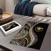 Hawaii Pineapple Brown Tribal Pattern Puzzle - Polynesian Pride