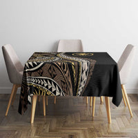 Hawaii Pineapple Brown Tribal Pattern Tablecloth - Polynesian Pride