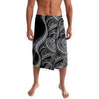 Hawaii Pineapple Gray Scale Tribal Pattern Lavalava - Polynesian Pride