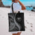 Hawaii Pineapple Gray Scale Tribal Pattern Tote Bag - Polynesian Pride