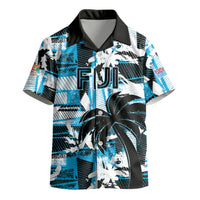 Custom Fijian Rugby Kid Hawaiian Shirt Grunge Palm Stylized LT01 - Polynesian Pride