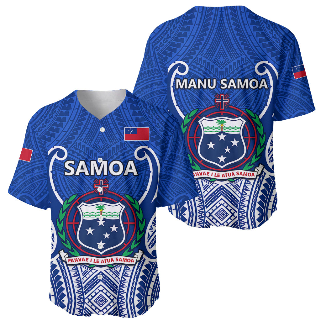 Samoa Rugby Baseball Jersey Manu Samoa Go 2023 World Cup LT01 - Polynesian Pride