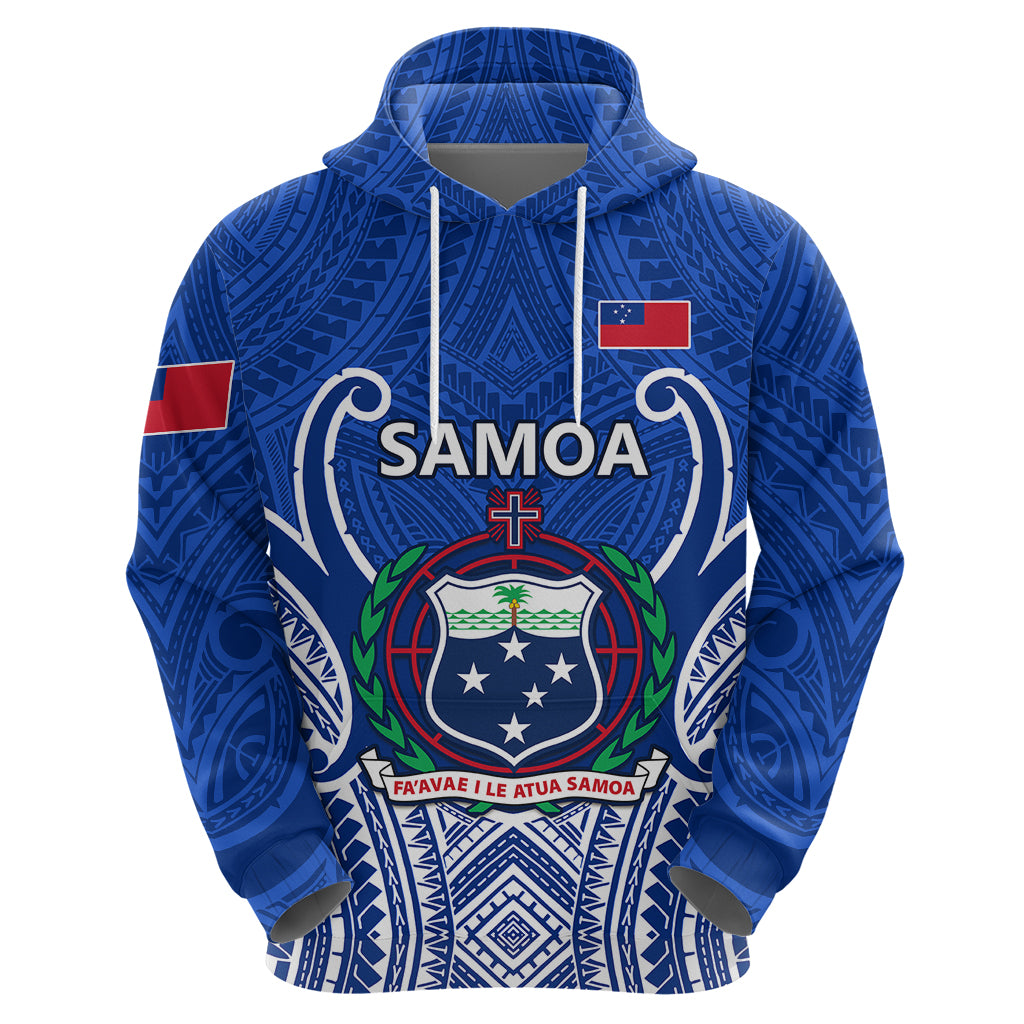 Samoa Rugby Hoodie Manu Samoa Go 2023 World Cup LT01 - Polynesian Pride