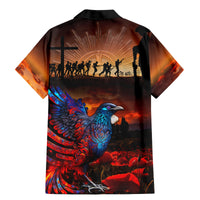 New Zealand Tui Bird Soldier ANZAC Family Matching Mermaid Dress and Hawaiian Shirt Lest We Forget LT03