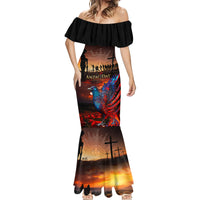 New Zealand Tui Bird Soldier ANZAC Mermaid Dress Lest We Forget LT03
