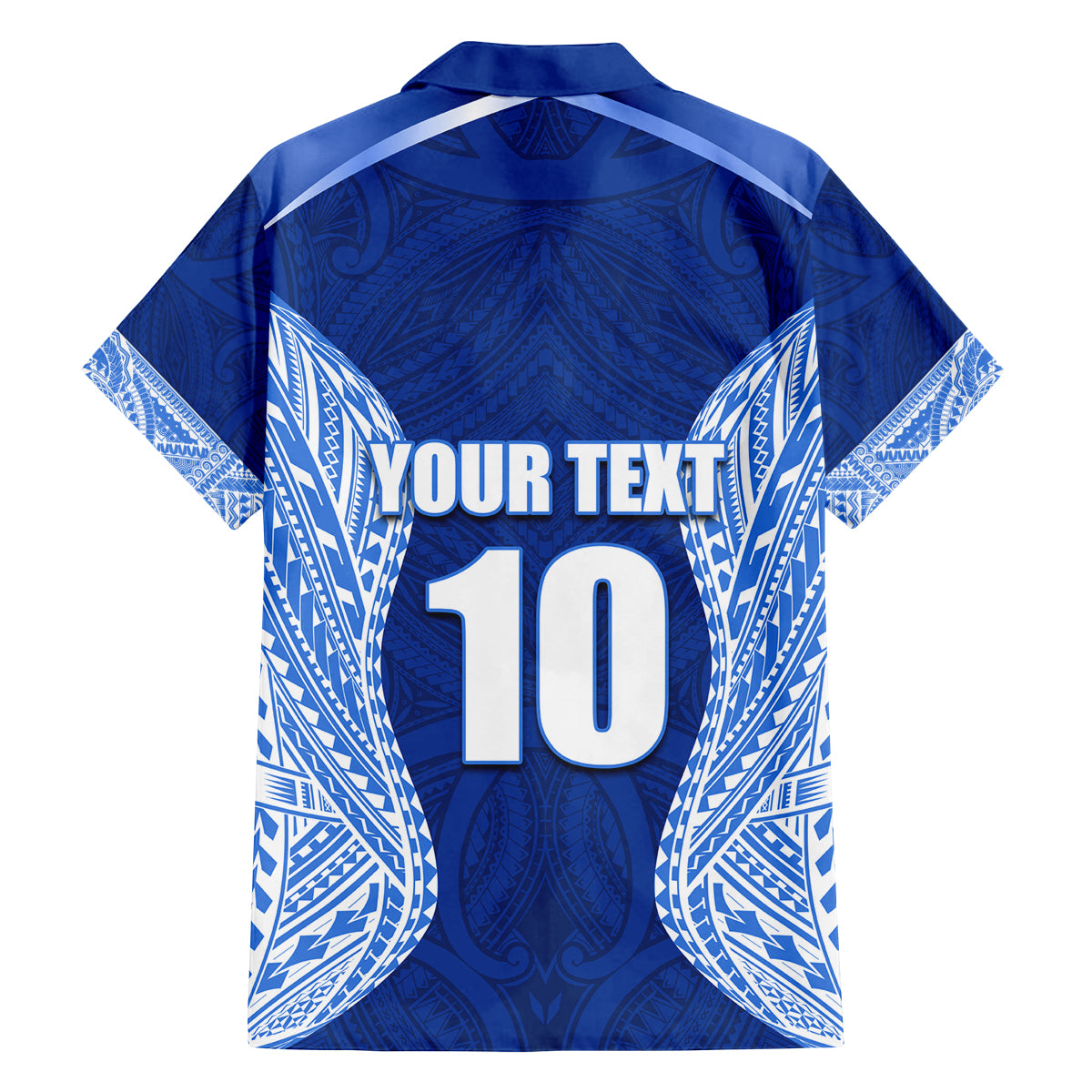 Custom Manu Samoa Rugby Family Matching Off Shoulder Short Dress and Hawaiian Shirt Polynesian Tattoo LT03 - Polynesian Pride