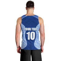 Custom Manu Samoa Rugby Men Tank Top Polynesian Tattoo LT03